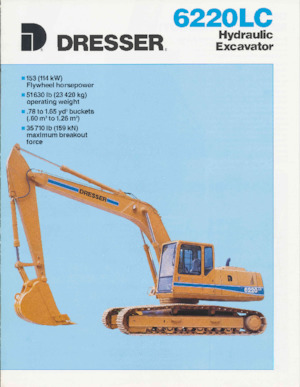 Excavatrice sur chenilles Dresser 6220LC