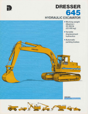 Excavatrice sur chenilles Dresser 645