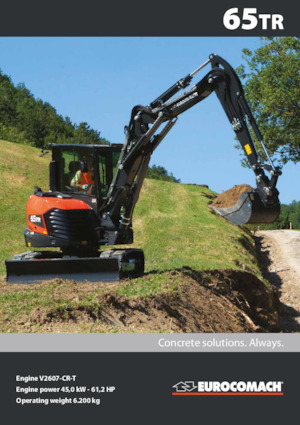 Excavatrice sur chenilles Eurocomach 65 TR