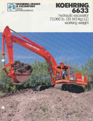 Excavatrice sur chenilles Koehring 6633