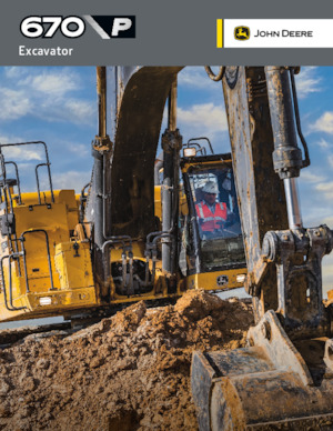 Excavatrice sur chenilles John Deere Construction 670 P