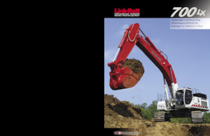 Excavatrice sur chenilles Link-Belt 700 LX