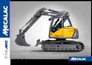Excavatrice sur chenilles Mecalac 714 MC e