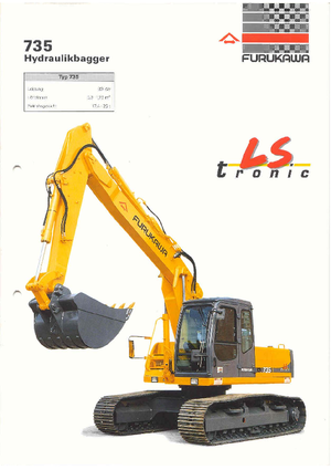 Excavatrice sur chenilles Furukawa 735 LS-tronic