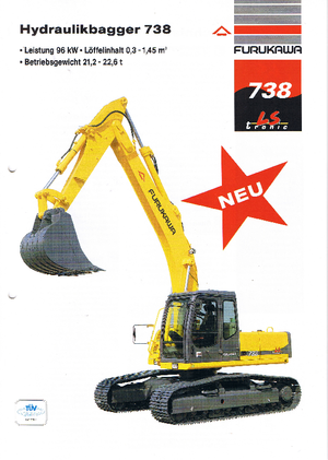 Excavatrice sur chenilles Furukawa 738 LS-tronic