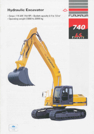 Excavatrice sur chenilles Furukawa 740 LS-tronic