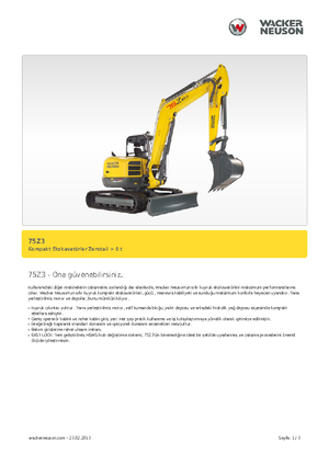 Excavatrice sur chenilles Wacker Neuson 75 Z 3