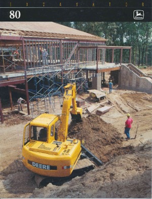 Excavatrice sur chenilles John Deere Construction 80