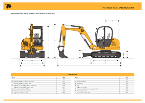 Excavatrice sur chenilles JCB 8065 RTS