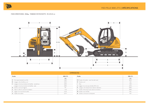 Excavatrice sur chenilles JCB 8085 ZTS
