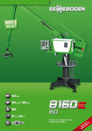 Manipulateurs de matériaux Sennebogen 8160 EQ