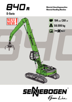 Excavatrice sur chenilles Sennebogen 840 R-HD