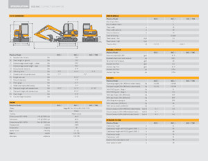 Excavatrice sur chenilles JCB 85Z-1