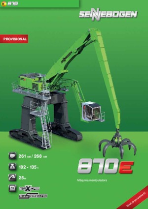 Excavatrice sur chenilles Sennebogen 870 R-HD