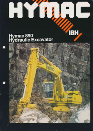 Excavatrice sur chenilles Hymac 890