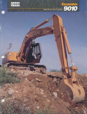 Excavatrice sur chenilles Case 9030