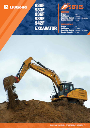 Excavatrice sur chenilles Liugong 930F