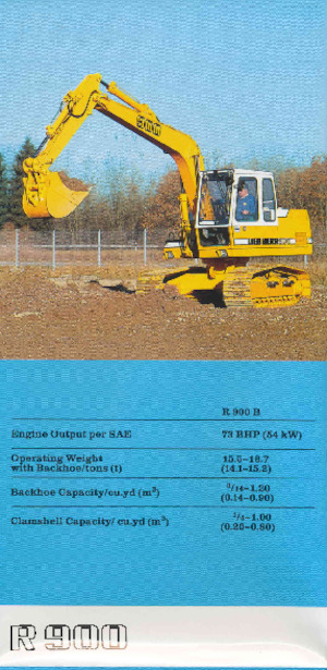Excavatrice sur chenilles Liebherr R 992 