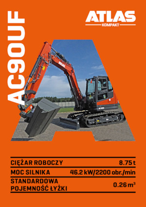 Excavatrice sur chenilles Atlas Kompakt AC 90UF