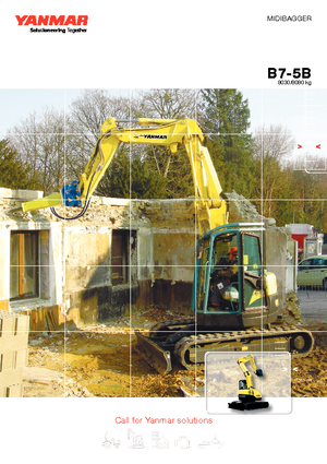 Excavatrice sur chenilles Yanmar B 7 Sigma