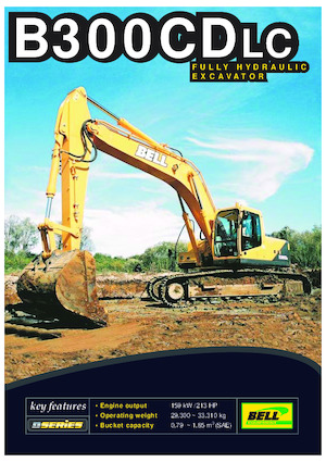 Excavatrice sur chenilles Bell B300CDLC