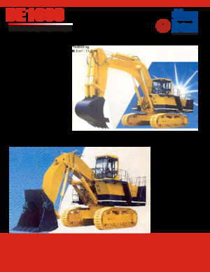 Excavatrice sur chenilles Beml BE1600