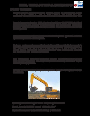 Excavatrice sur chenilles Beml BE220