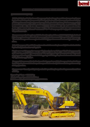 Excavatrice sur chenilles Beml BE300LC