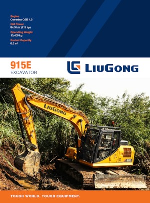 Excavatrice sur chenilles Liugong 915E