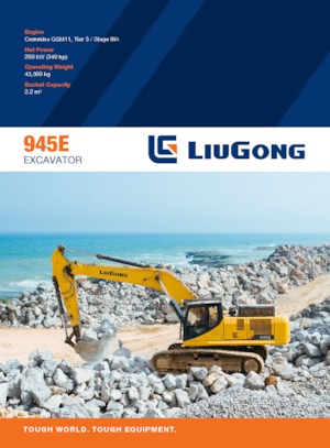 Excavatrice sur chenilles Liugong 945E 