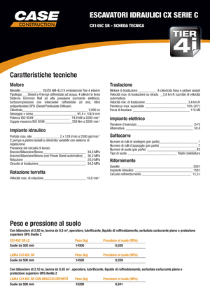 Excavatrice sur chenilles Case CX145C 