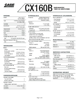 Excavatrice sur chenilles Case CX 240 B LC