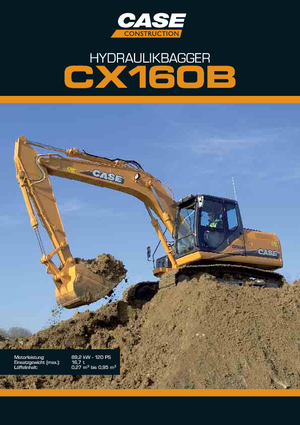 Excavatrice sur chenilles Case CX 160 B LC