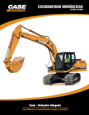 Excavatrice sur chenilles Case CX 160 B LC
