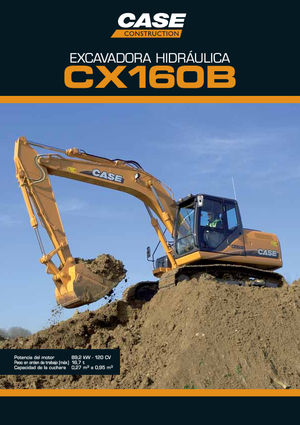 Excavatrice sur chenilles Case CX 160 B LC