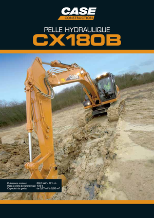 Excavatrice sur chenilles Case CX 180 B LC