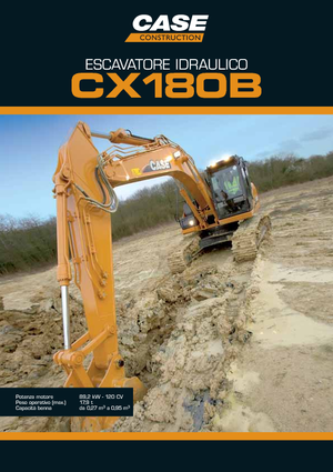 Excavatrice sur chenilles Case CX 180 B LC