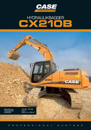 Excavatrice sur chenilles Case CX 210 B LC