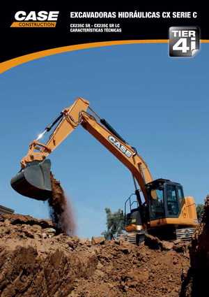 Excavatrice sur chenilles Case CX235CSR 