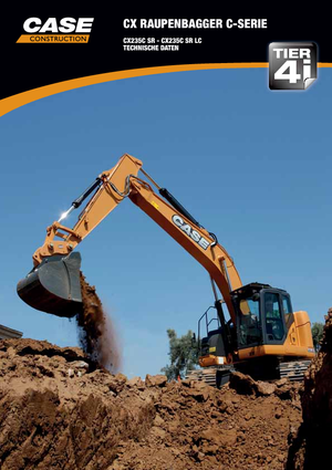 Excavatrice sur chenilles Case CX235CSR 