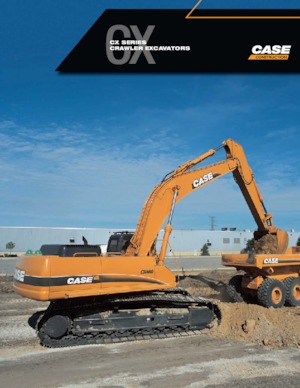 Excavatrice sur chenilles Case CX 460