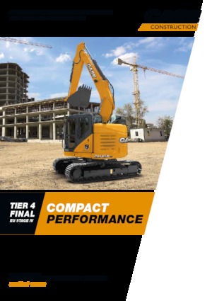 Excavatrice sur chenilles Case CX245D SR 