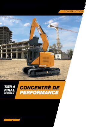 Excavatrice sur chenilles Case CX245D SR 
