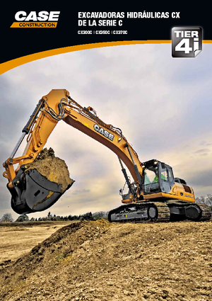 Excavatrice sur chenilles Case CX 350 C LC Mono