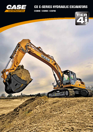 Excavatrice sur chenilles Case CX 350 C LC Mono