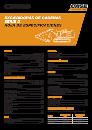 Excavatrice sur chenilles Case CX490D