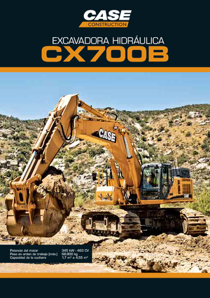 Excavatrice sur chenilles Case CX 700 B