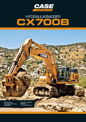 Excavatrice sur chenilles Case CX 700 B
