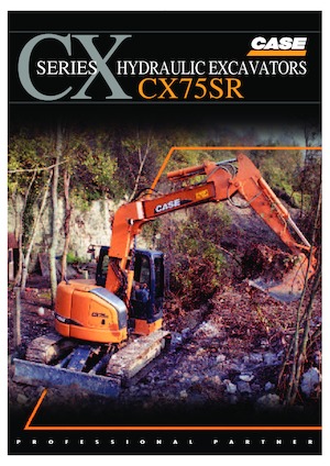 Excavatrice sur chenilles Case CX 75 SR