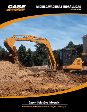 Excavatrice sur chenilles Case CX 80